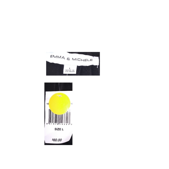 Emma and Michele black dress size large new - Picture 2 of 3